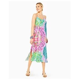 NWT -L-  Lily Pulitzer Bellalyn Midi Slip Dress